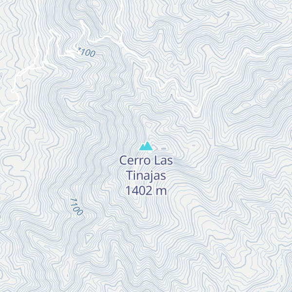 Map of Cerro Las Tinajas