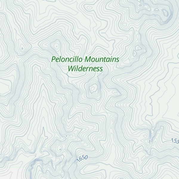 Map of Horsefoot Mountain