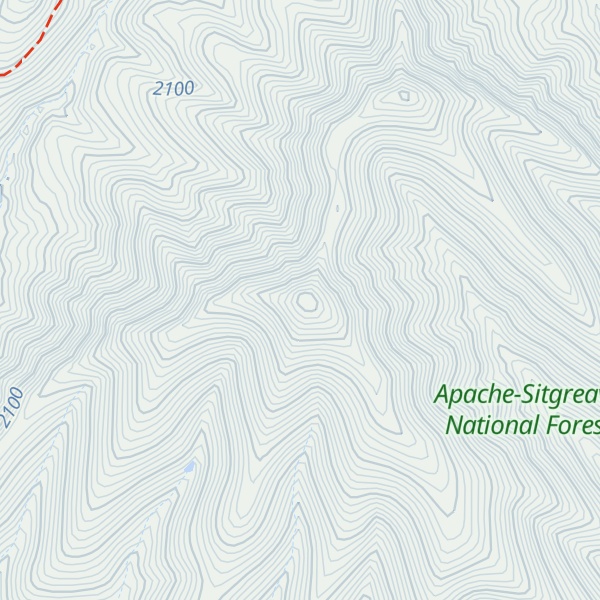 Map of Coalson Peak