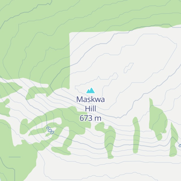Map of Maskwa Hill