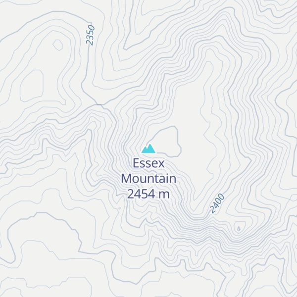 Map of Essex Mountain