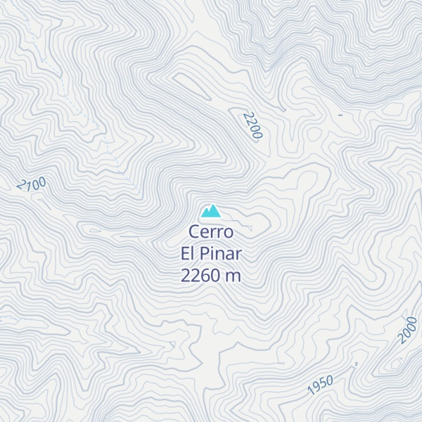 Map of Cerro El Pinar
