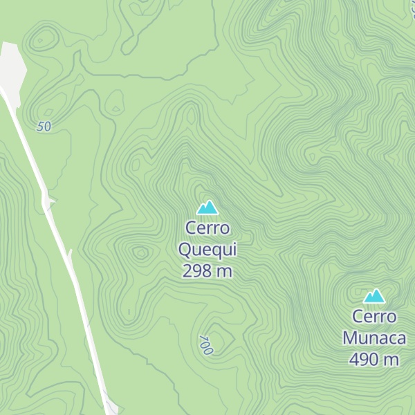 Map of Cerro Quequi