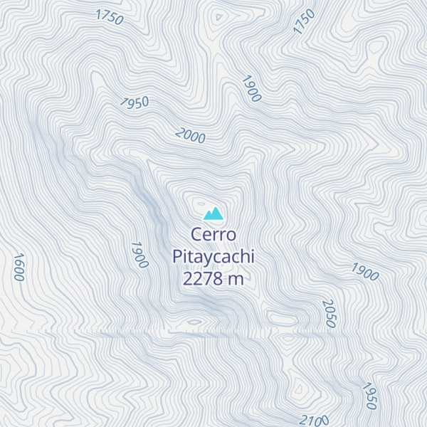 Map of Cerro Pitaycachi