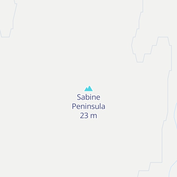Map of Sabine Peninsula