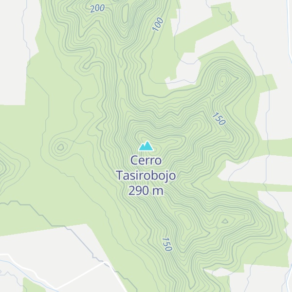 Map of Cerro Tasirobojo