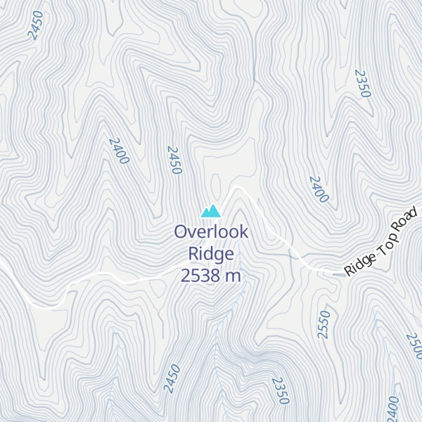 Map of Overlook Ridge