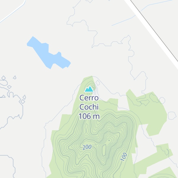 Map of Cerro Cochi