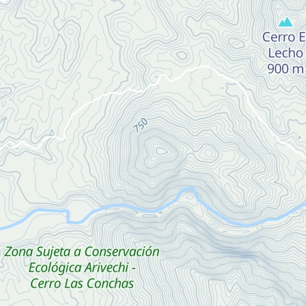 Map of Cerro Zarapuchi