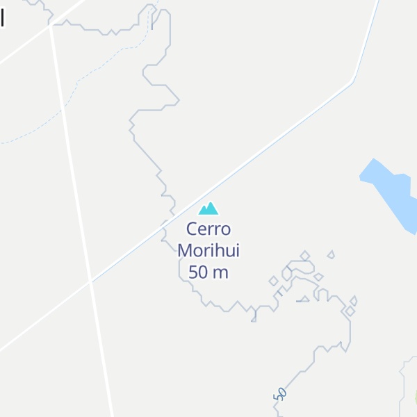 Map of Cerro Morihui