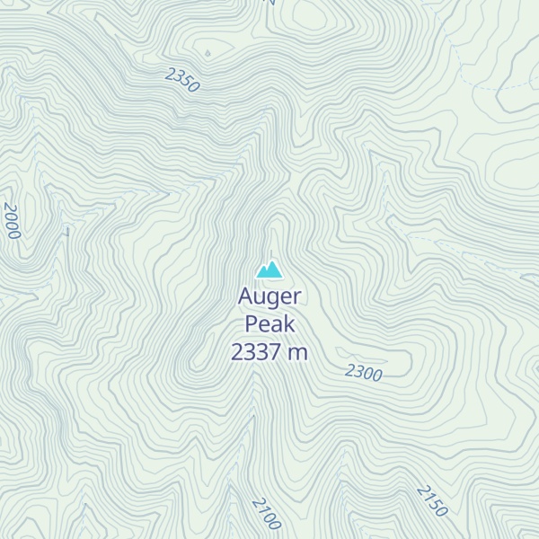 Map of Auger Peak