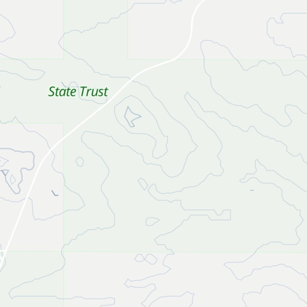 Map of White Horse Butte