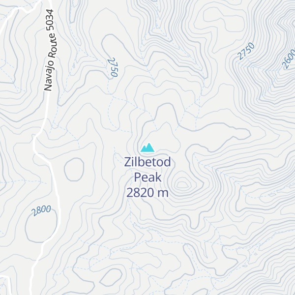 Map of Zilbetod Peak