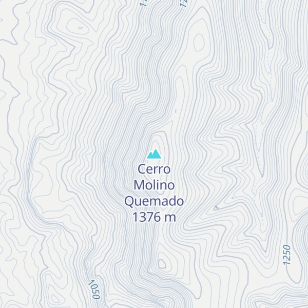 Map of Cerro Molino Quemado