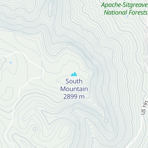 Map of South Mountain
