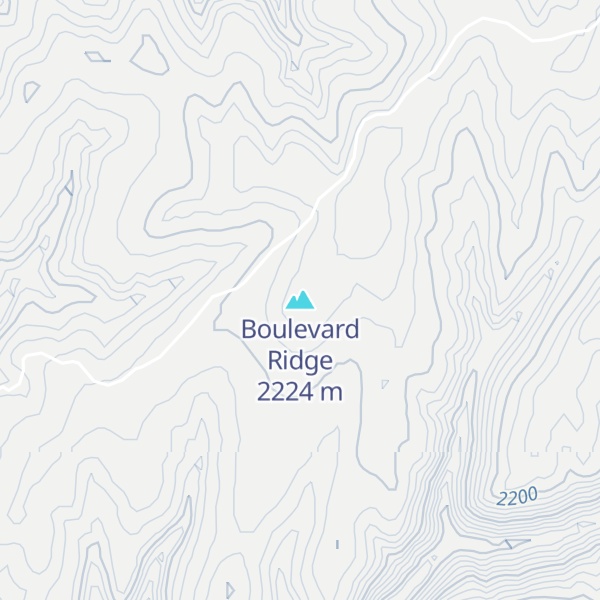 Map of Boulevard Ridge