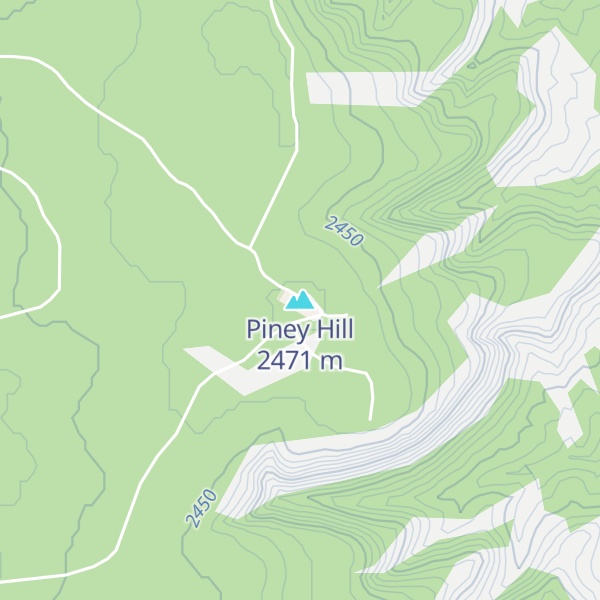 Map of Piney Hill