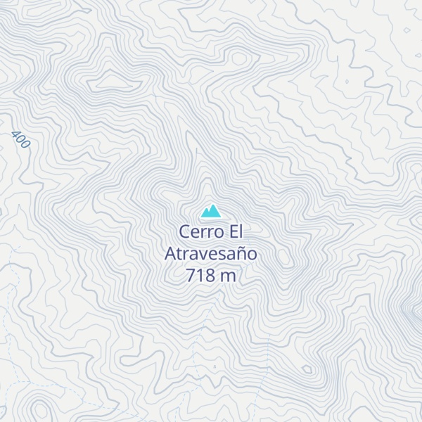 Map of Cerro El Atravesaño