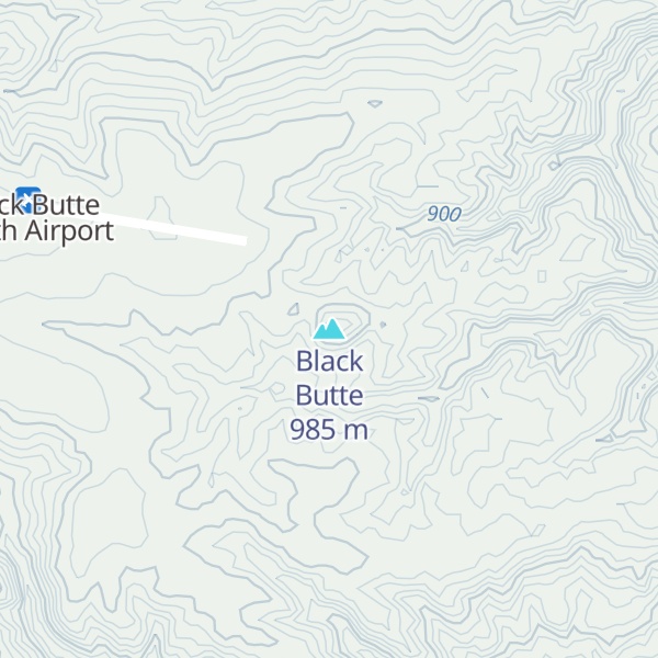 Map of Black Butte