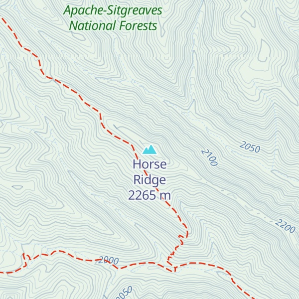 Map of Horse Ridge