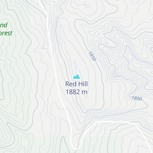 Map of Red Hill
