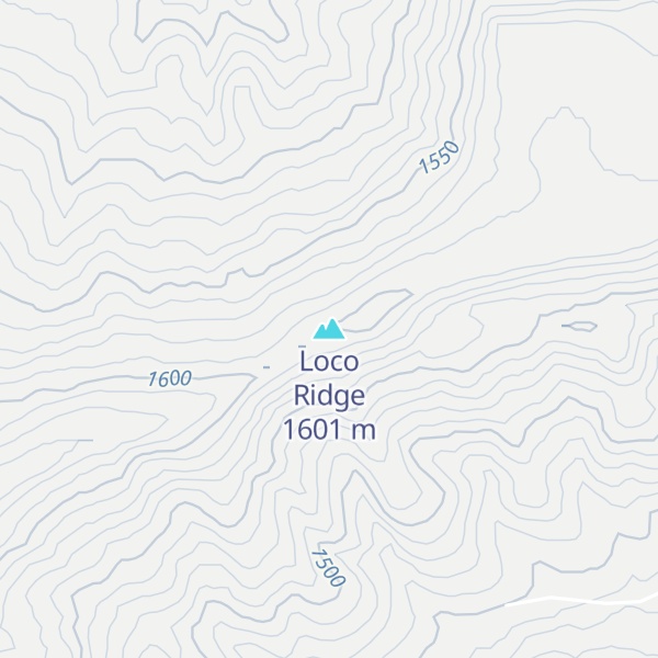 Map of Loco Ridge