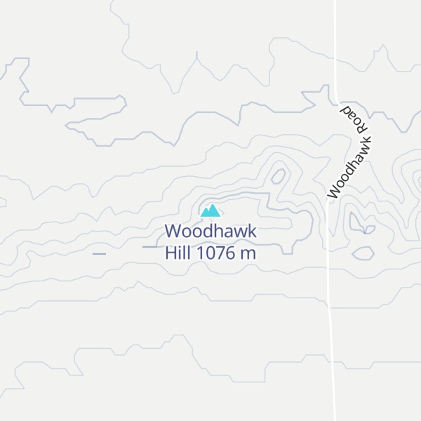 Map of Woodhawk Hill
