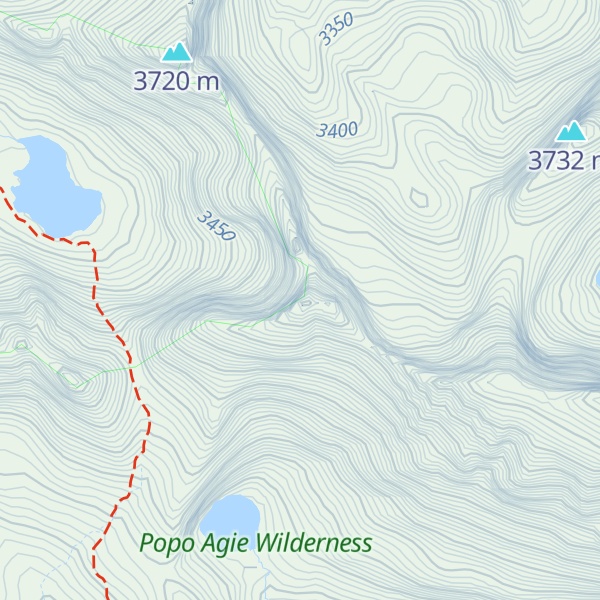 Map of Camels Hump
