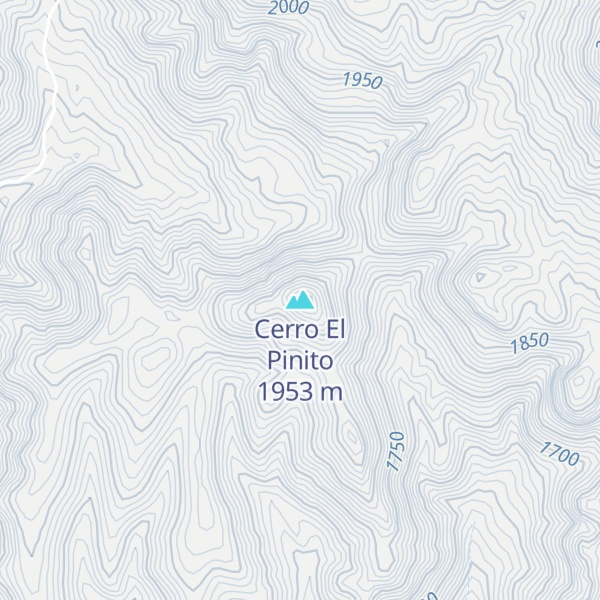 Map of Cerro El Pinito