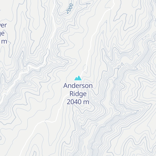 Map of Anderson Ridge