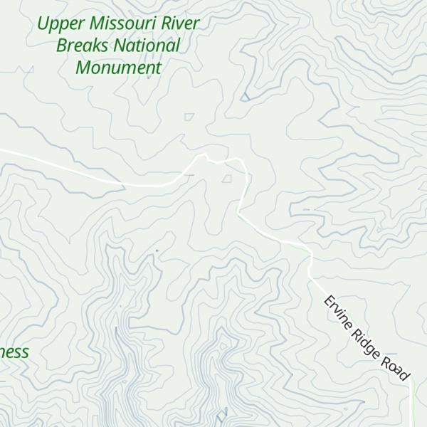 Map of Lone Tree Ridge