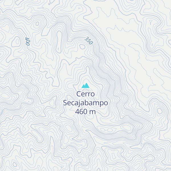 Map of Cerro Secajabampo