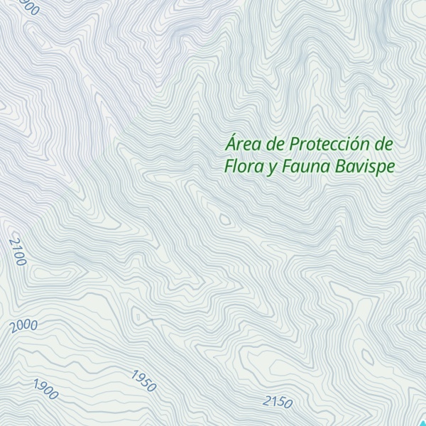 Map of Cerro Santa Fe