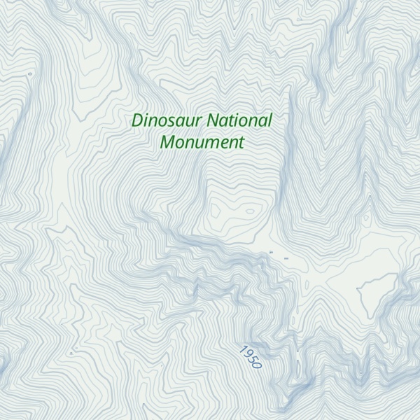 Map of Split Mountain