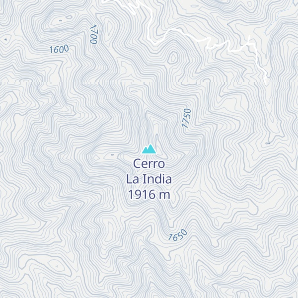 Map of Cerro La India