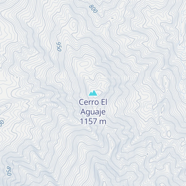 Map of Cerro El Aguaje