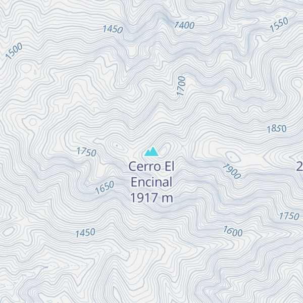Map of Cerro El Encinal