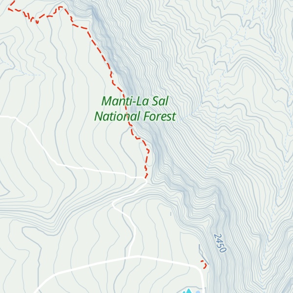 Map of Fisher Mesa