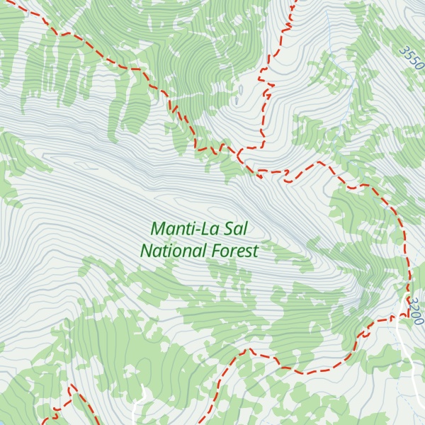 Map of Burro Ridge
