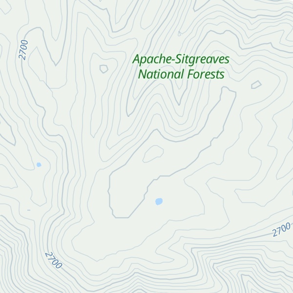 Map of Tenny Mountain