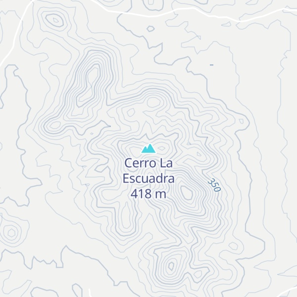 Map of Cerro La Escuadra