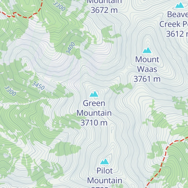 Map of Green Mountain