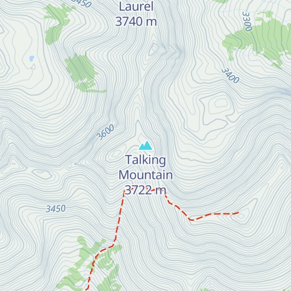 Map of Talking Mountain
