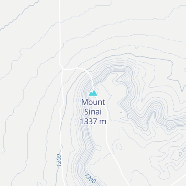 Map of Mount Sinai