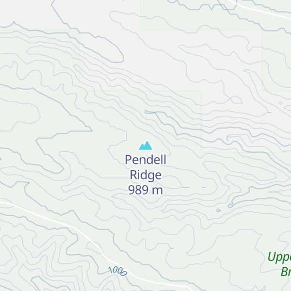 Map of Pendell Ridge