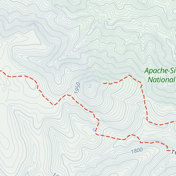 Map of Alder Peak