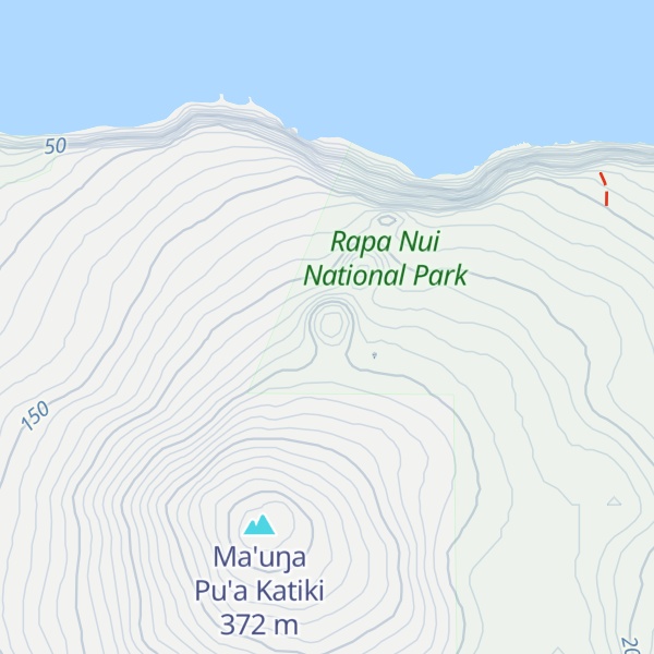 Map of Ma'uŋa Vai A Heva