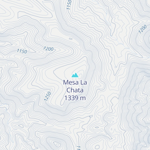 Map of Mesa La Chata