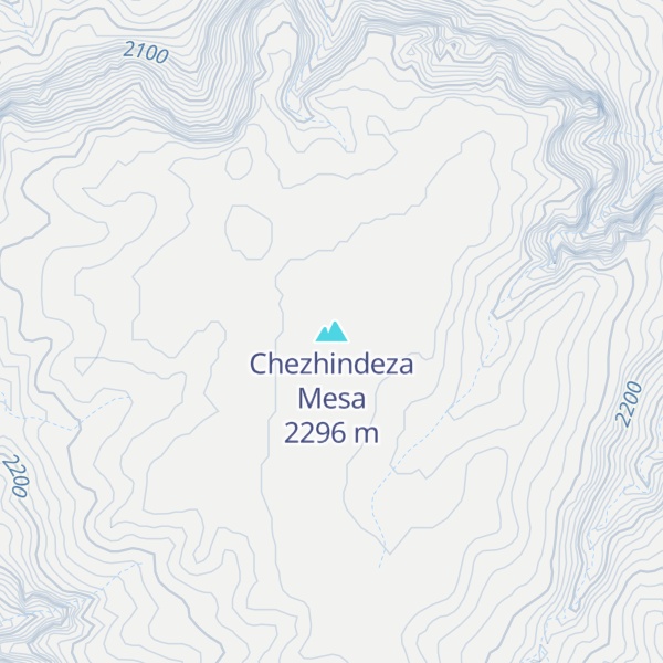 Map of Chezhindeza Mesa