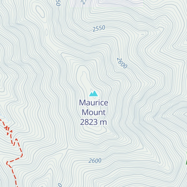Map of Maurice Mount